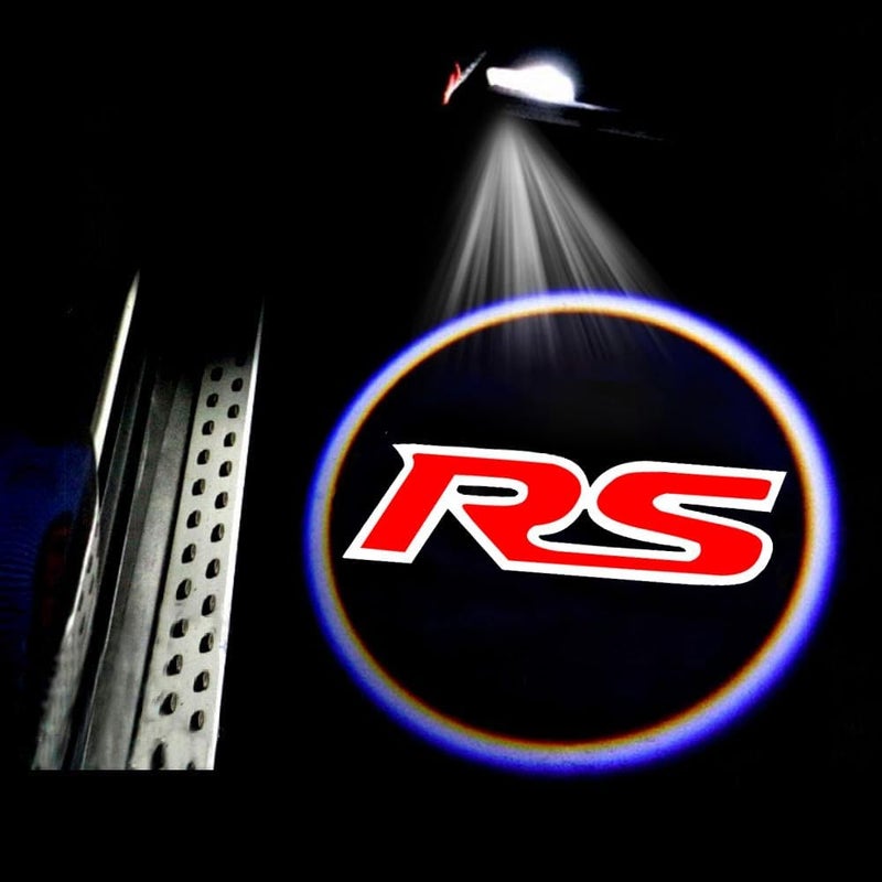 NOCLTY 2PCS Never Fade Door Lights Logo,Courtesy LED Welcome Light Lamps Accessories - Image 1